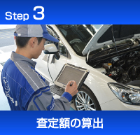 買取の流れ　ステップ３査定額の算出